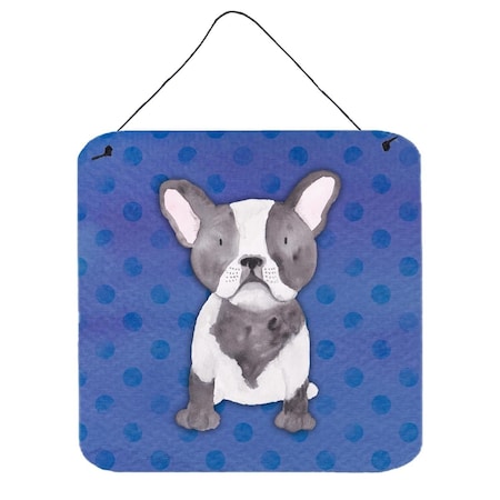 Carolines Treasures French Bulldog Polkadot Watercolor Wall or Door Hanging Prints BB7394DS66